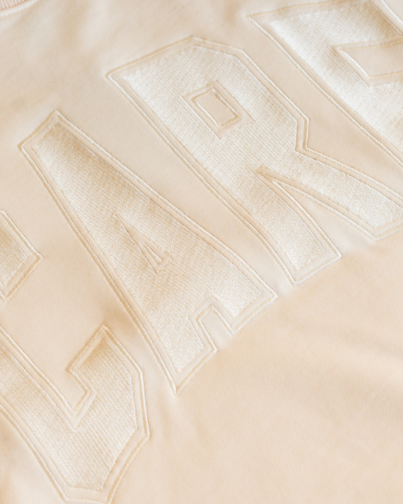 90’s Baggy CARE Crewneck - Ivory