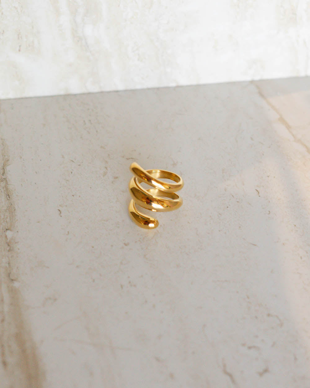 Spiral Gold Ring