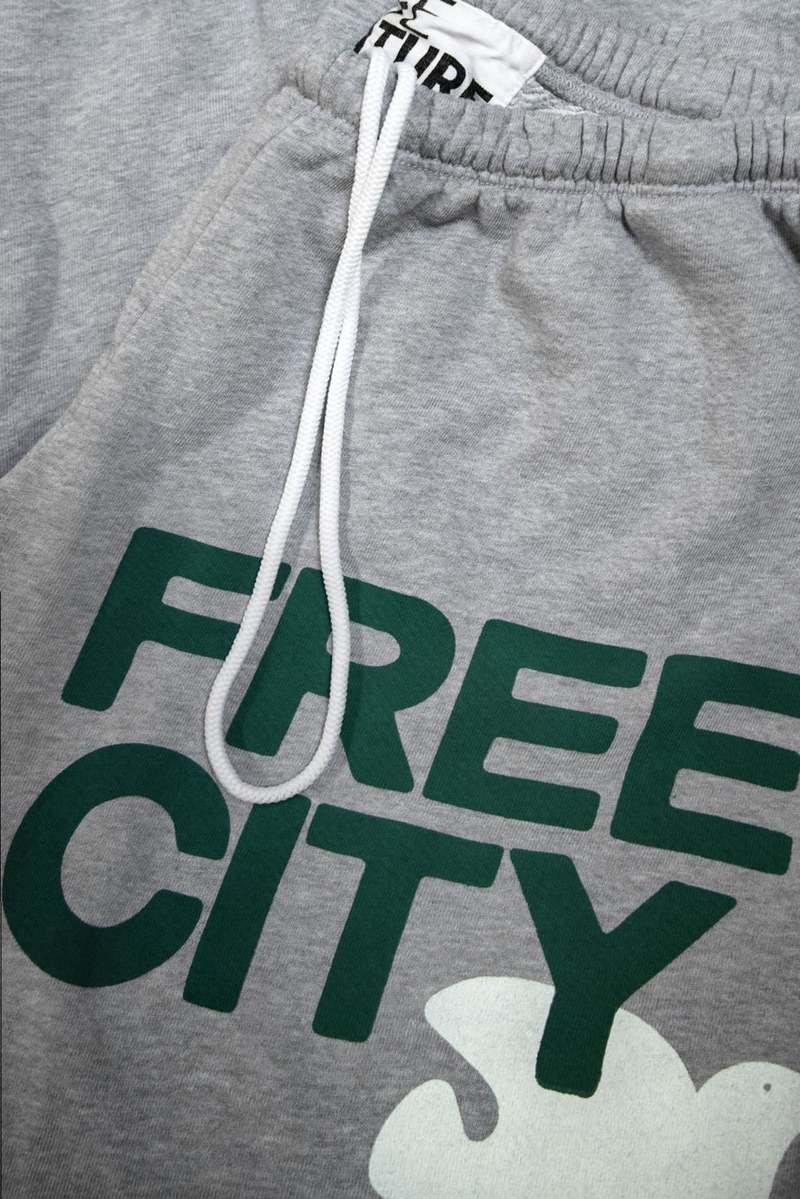 FREECITY HEATHER sweatpant - heather army