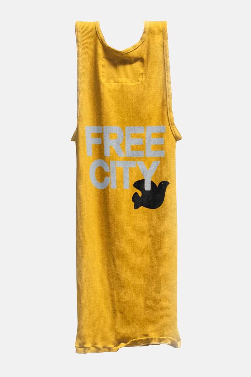 FREECITY RTU/1999 SUPERVINTAGE TANK - yellow plant
