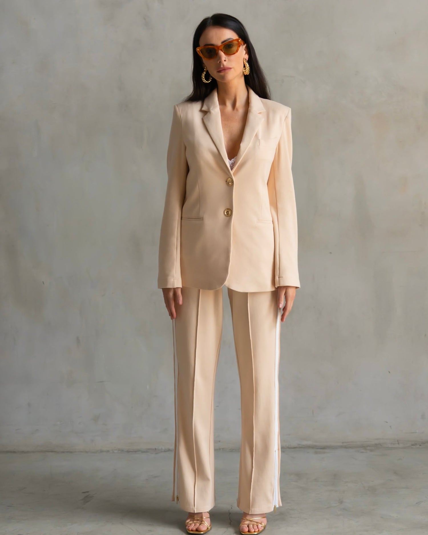 Morrison Interlock Blazer Créme