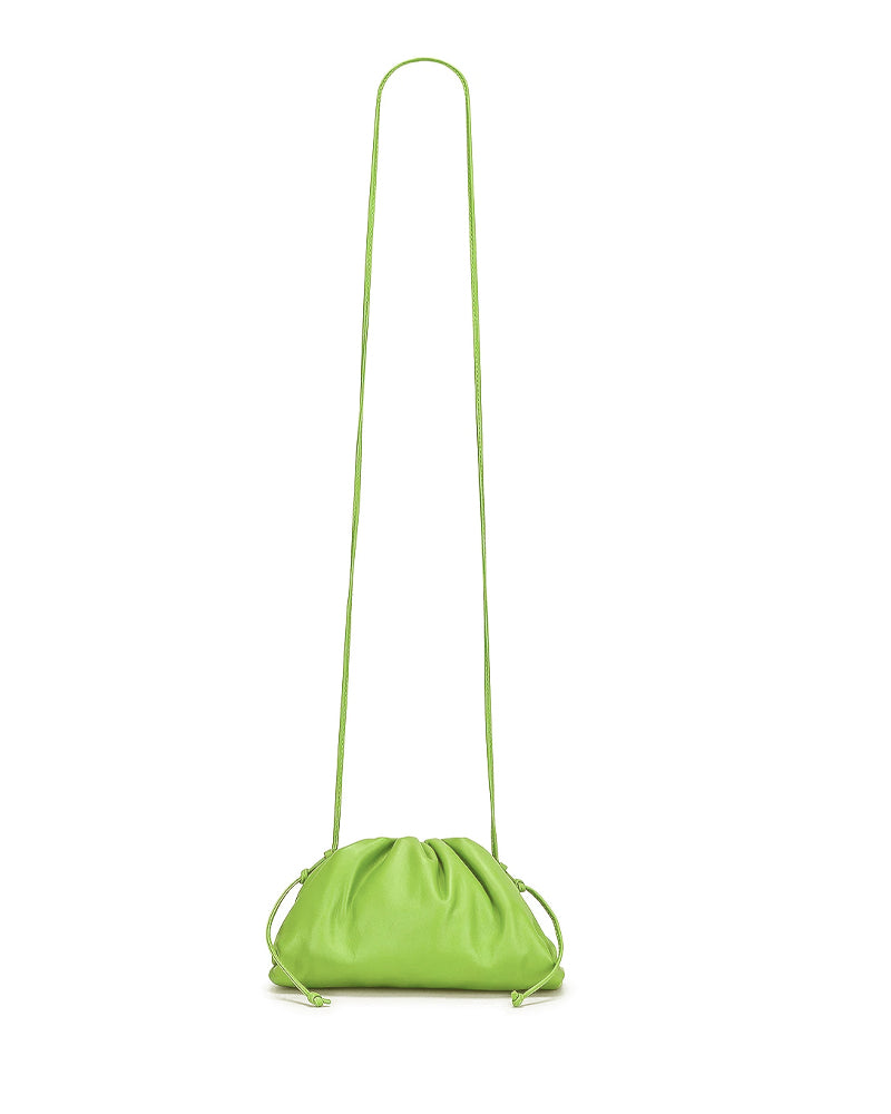 Genuine Leather MIni Pouch Cloud Clutch