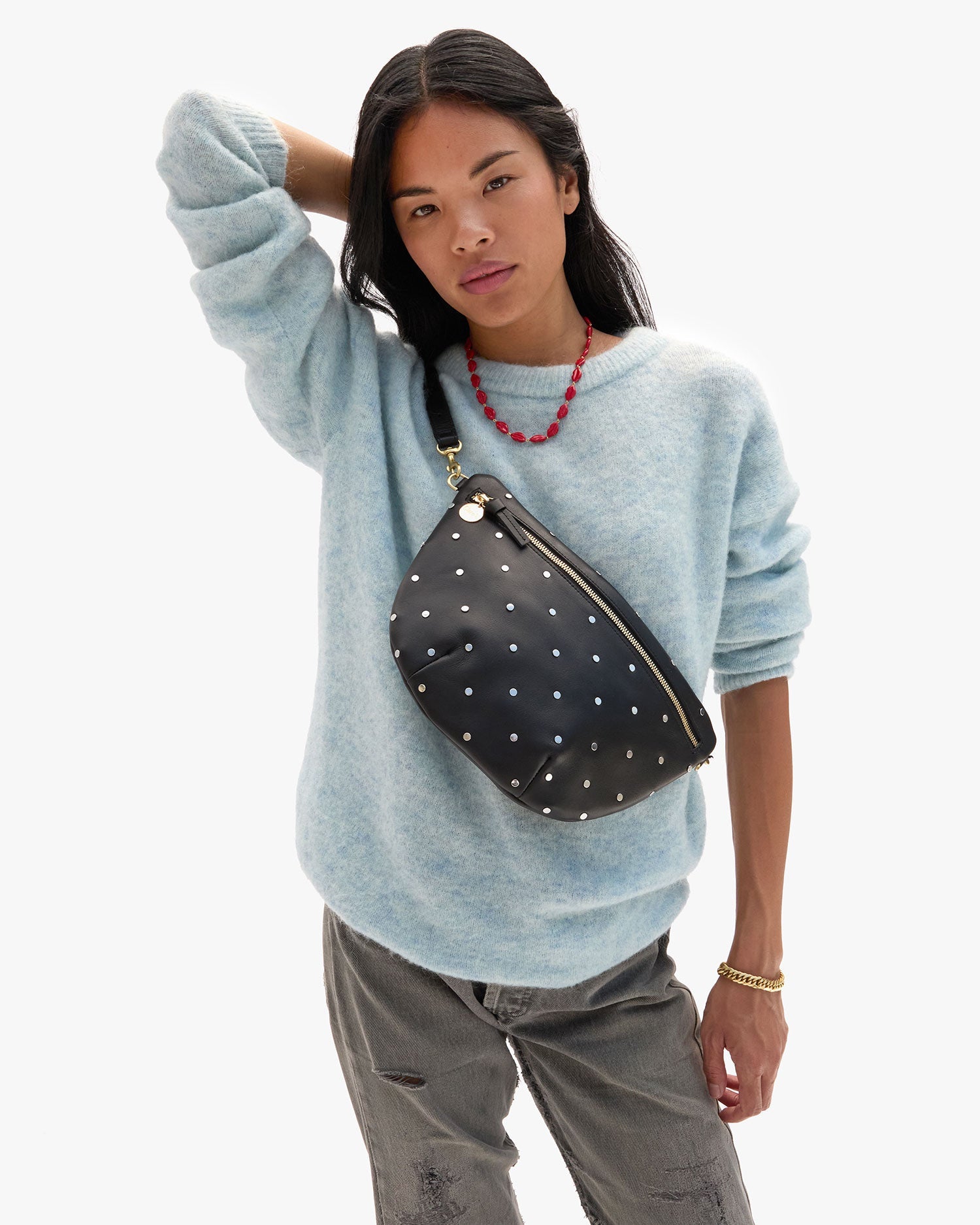 Grande Fanny Black w/ Studs