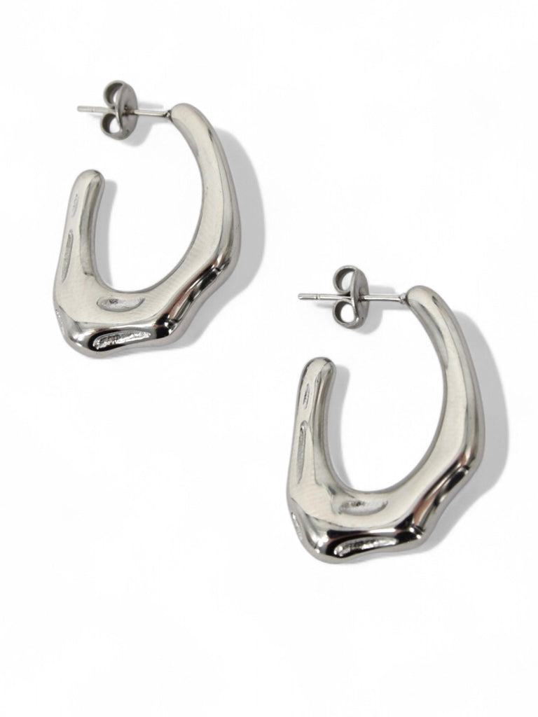 Wavy Hoop Earrings