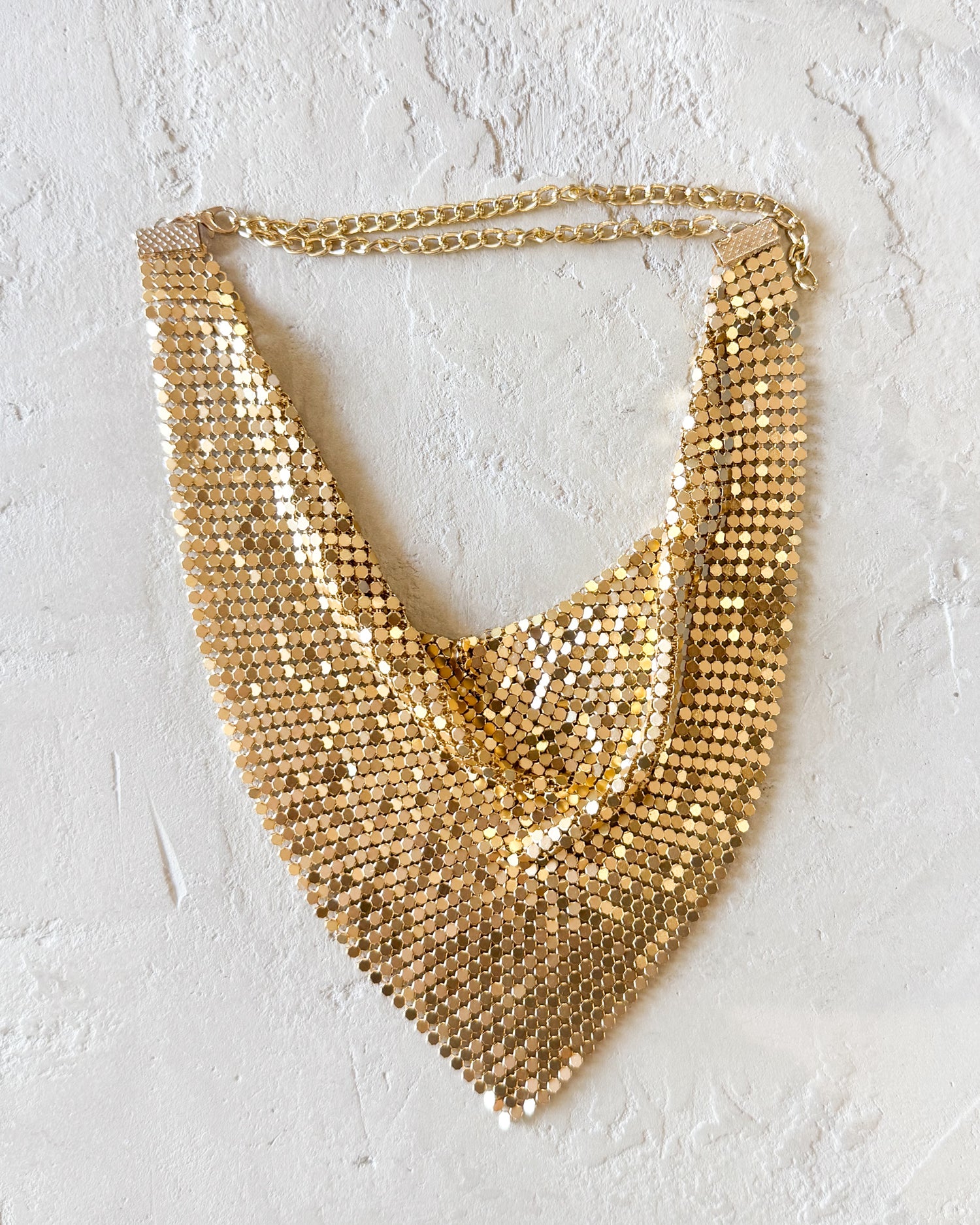 Mesh Gold Necklace