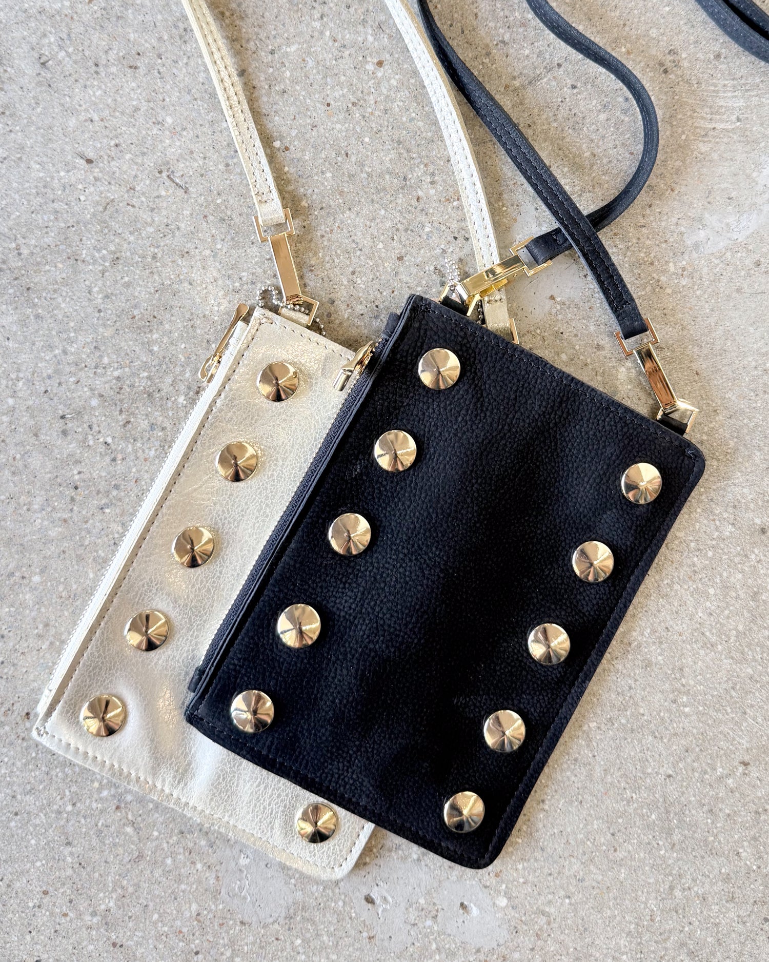 Pebbled Leather Crossbody Purse
