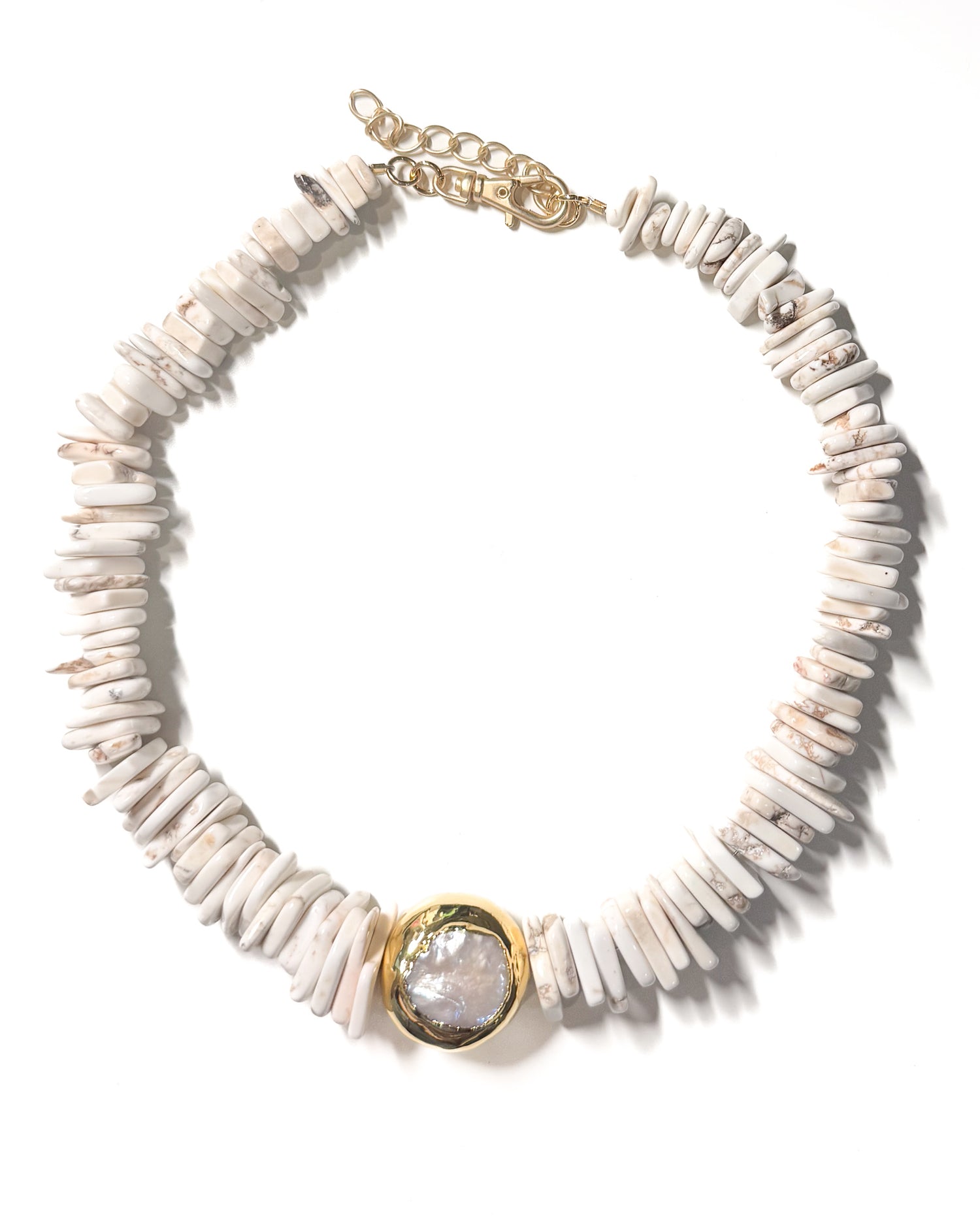 Sariah White Necklace