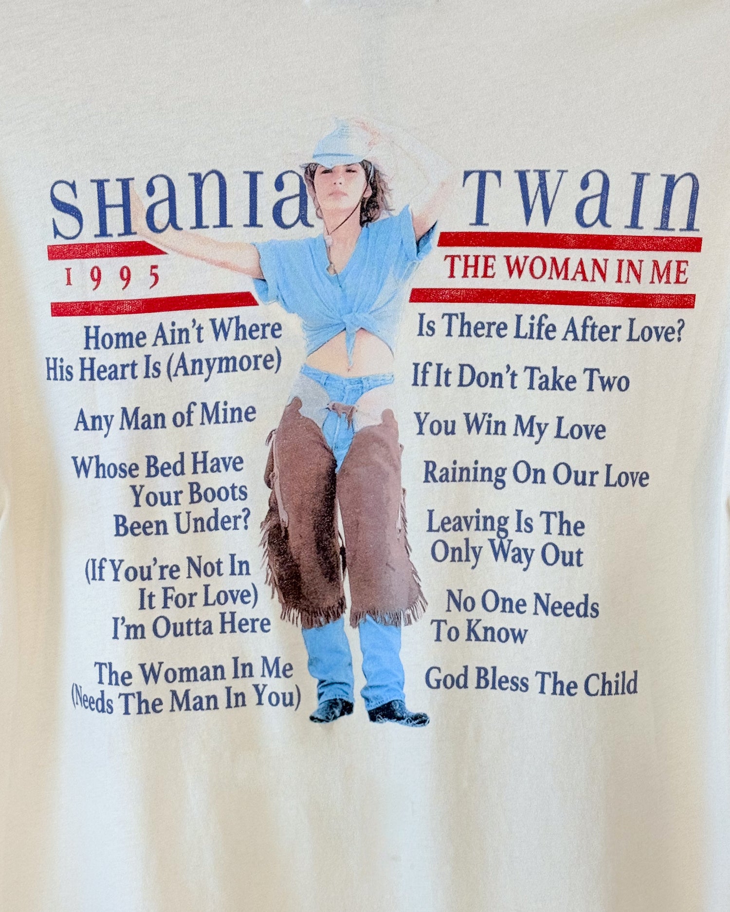 Shania Twain Woman In Me Boyfriend Tee