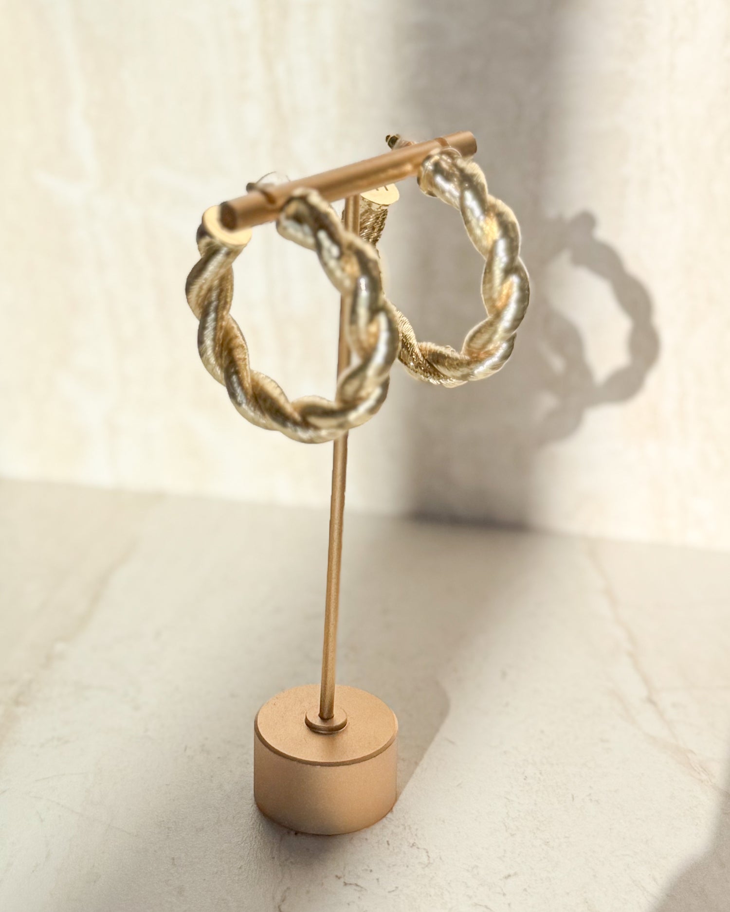 Rope Hoop Earrings