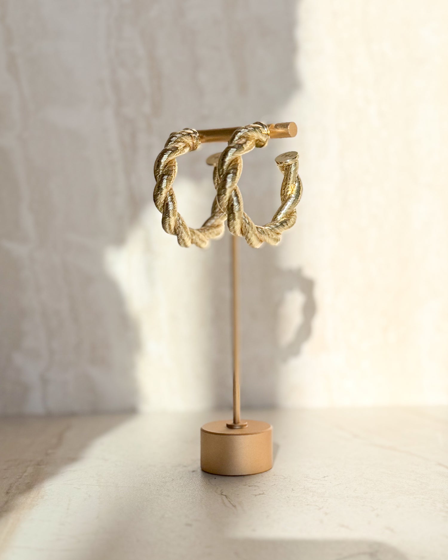 Rope Hoop Earrings