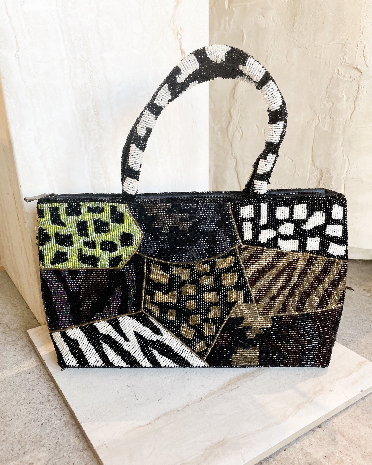 Vintage Beaded Handbag Purse