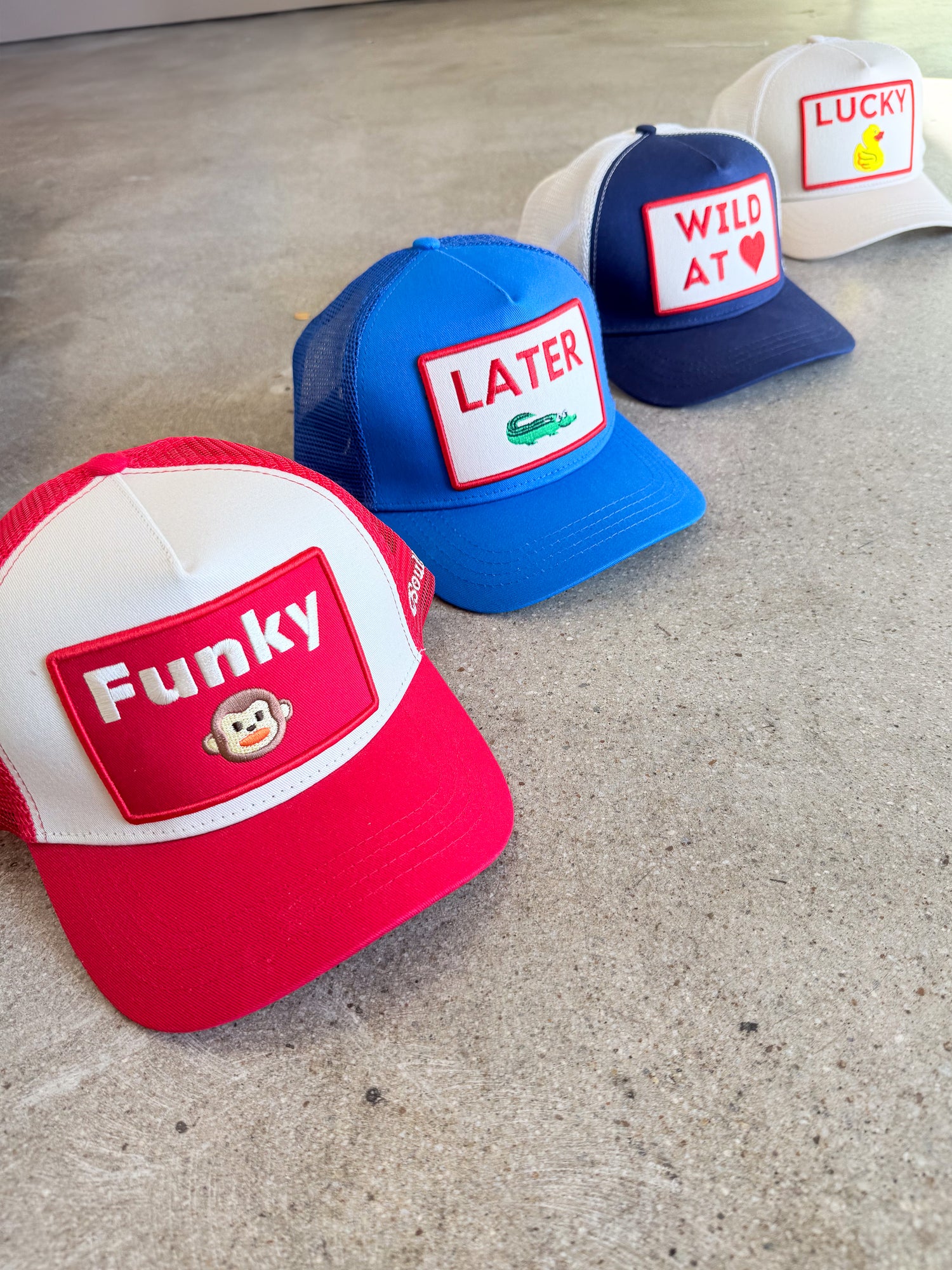 Funky Monkey Trucker - Red