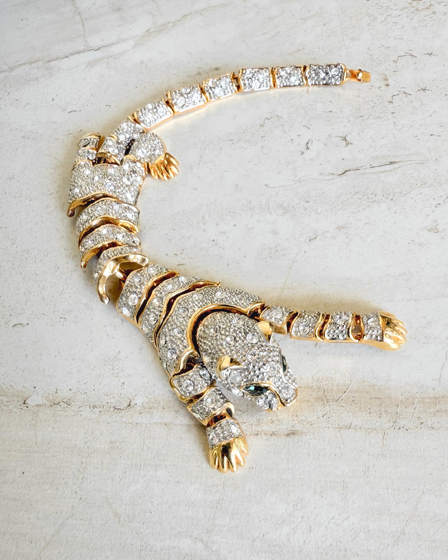 Vintage Leopard Gold Bracelet