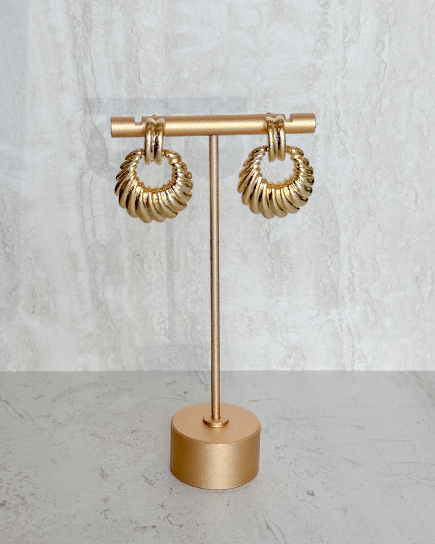 Vintage Round Drop Earrings