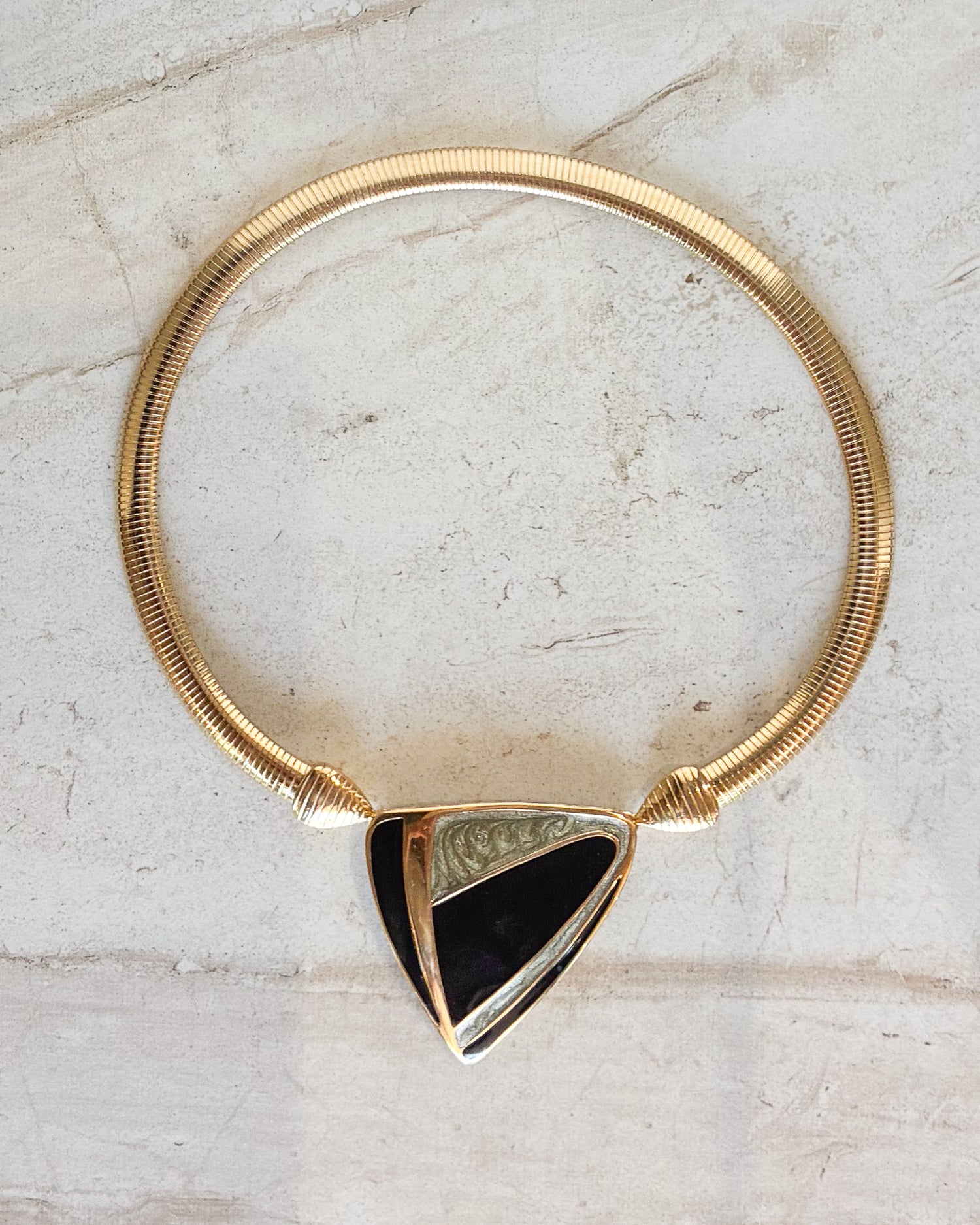 Vintage Signed Modern Necklace