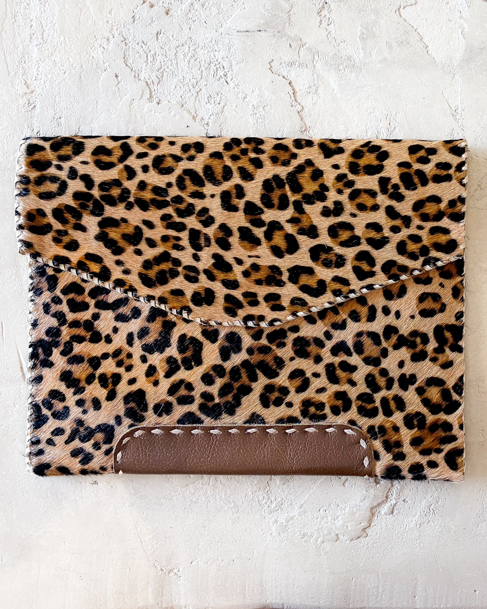 Diana Clutch Printed Hairon Leather