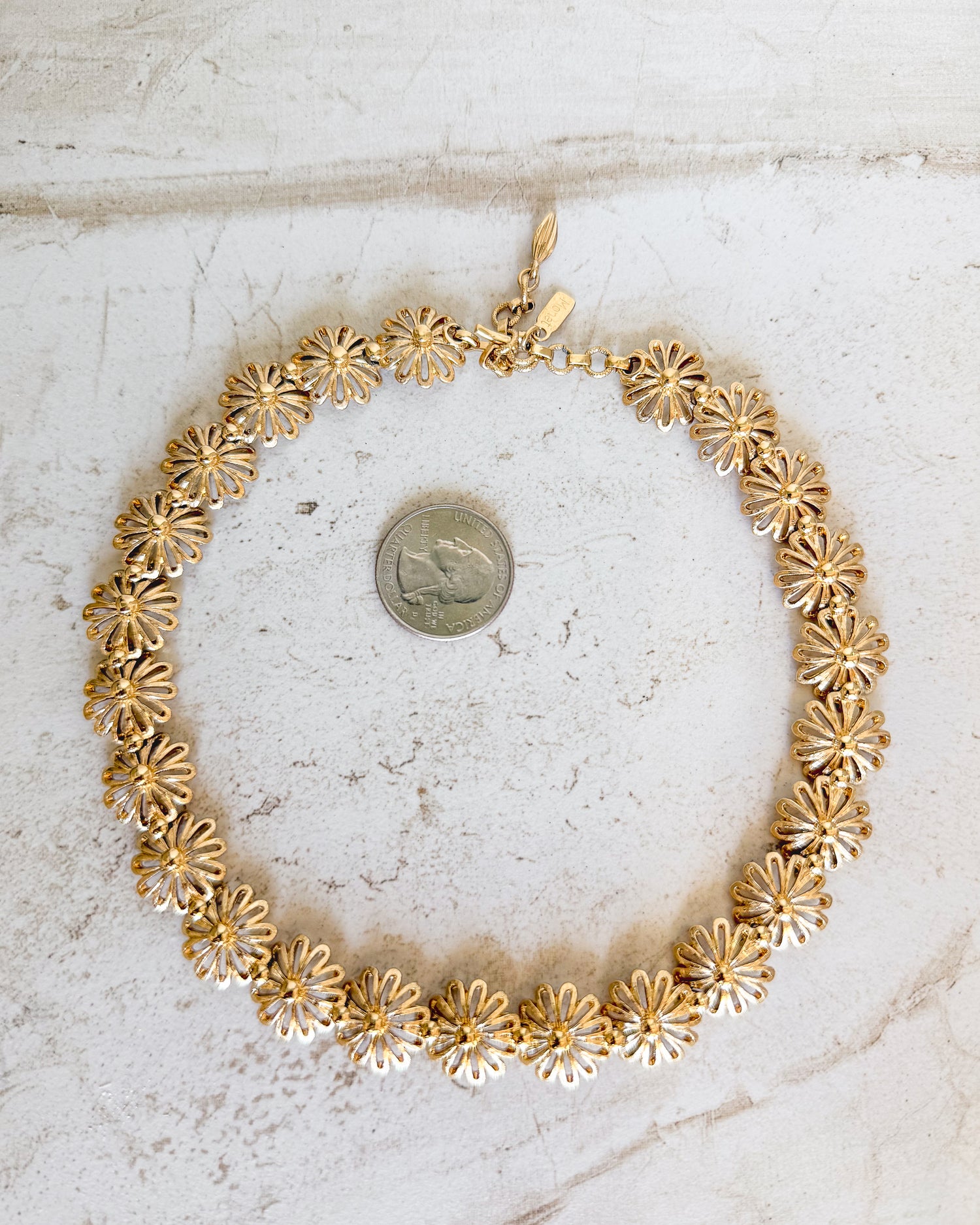 Vintage Floral Motif Necklace