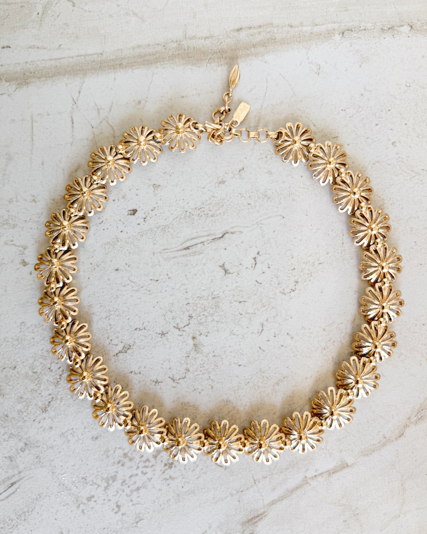 Vintage Floral Motif Necklace