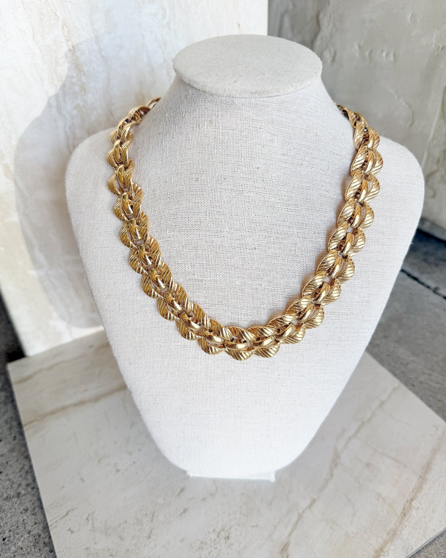 Vintage Curb Chain Necklace
