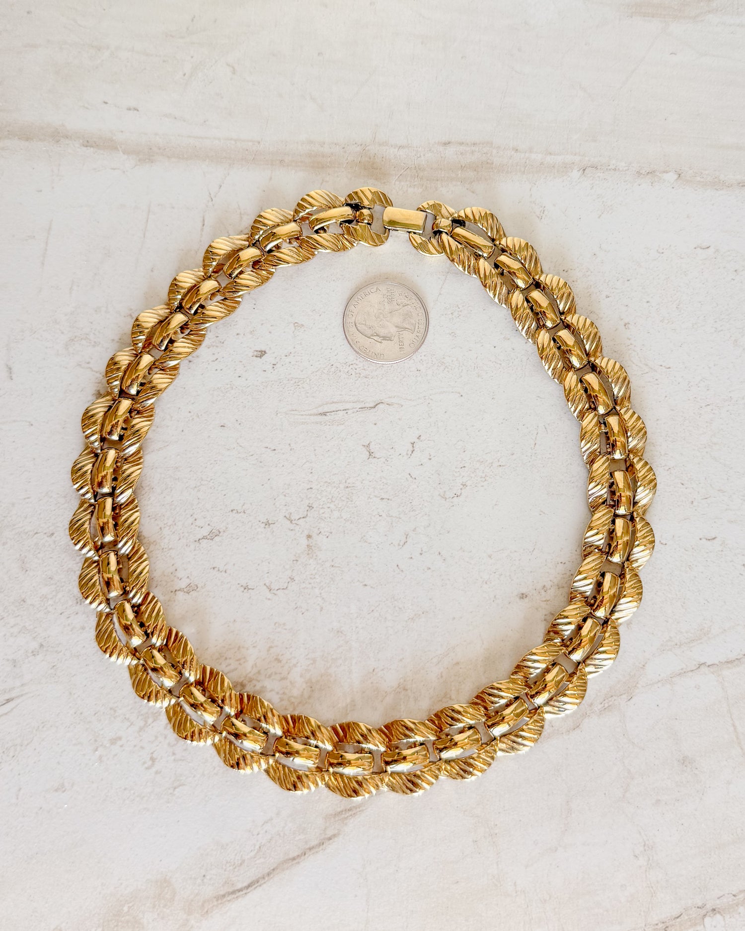 Vintage Curb Chain Necklace