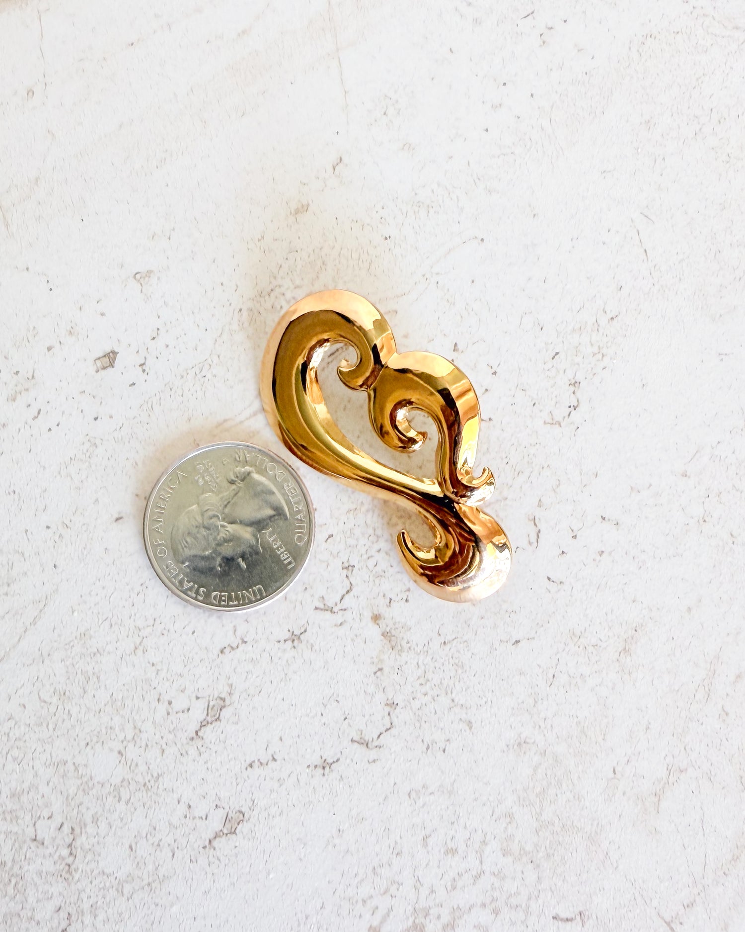 Vintage 90's Avon Large Gold Earrings