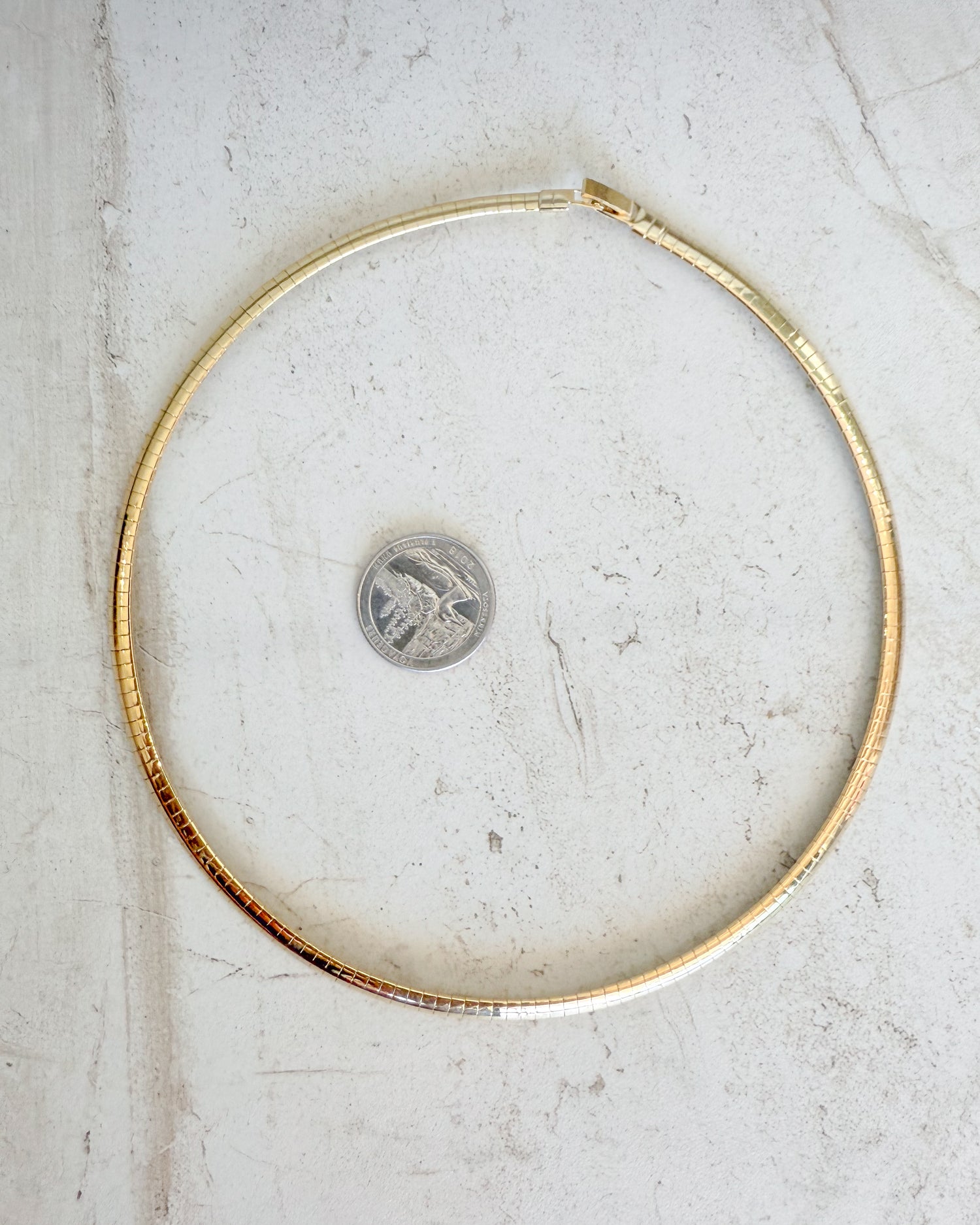 Vintage Gold Collar Necklace