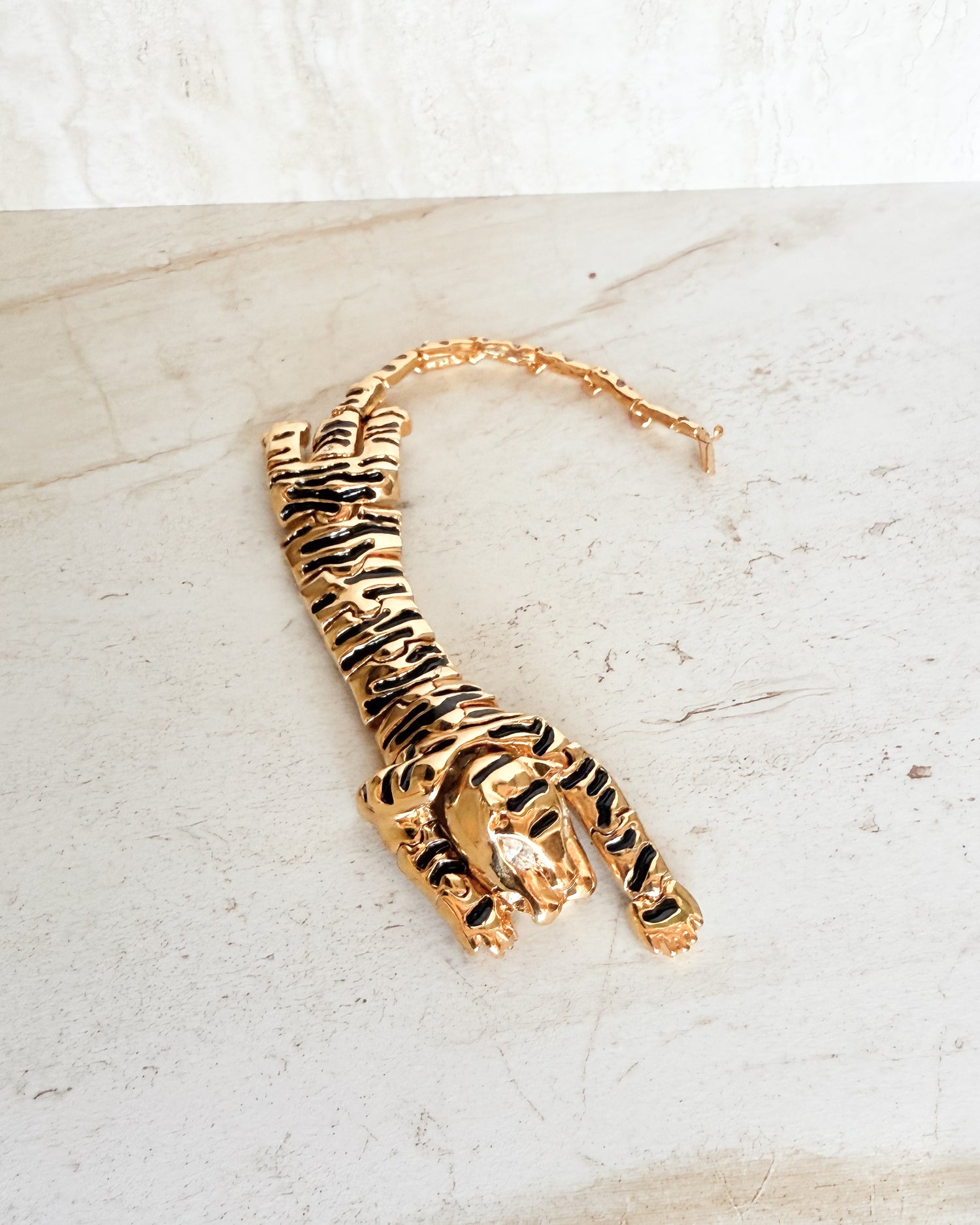 Vintage Gold Tiger Bracelet