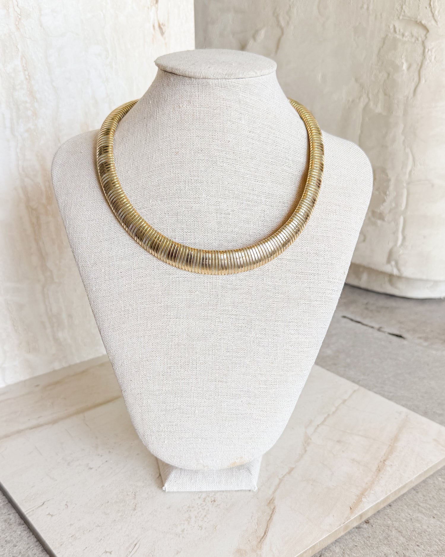 Vintage Snake Chain Collar