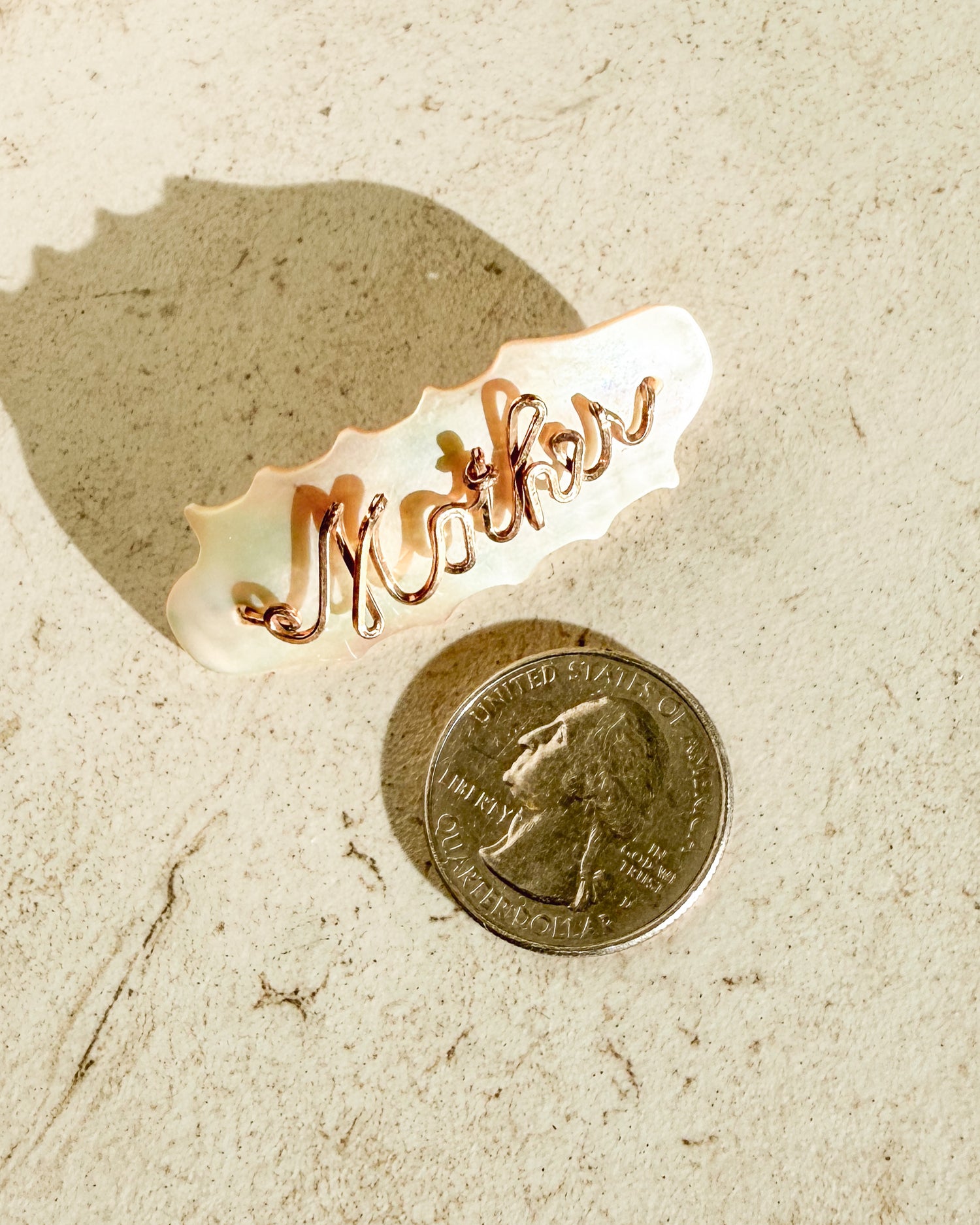 Vintage 1950 Mother of Pearl Pin