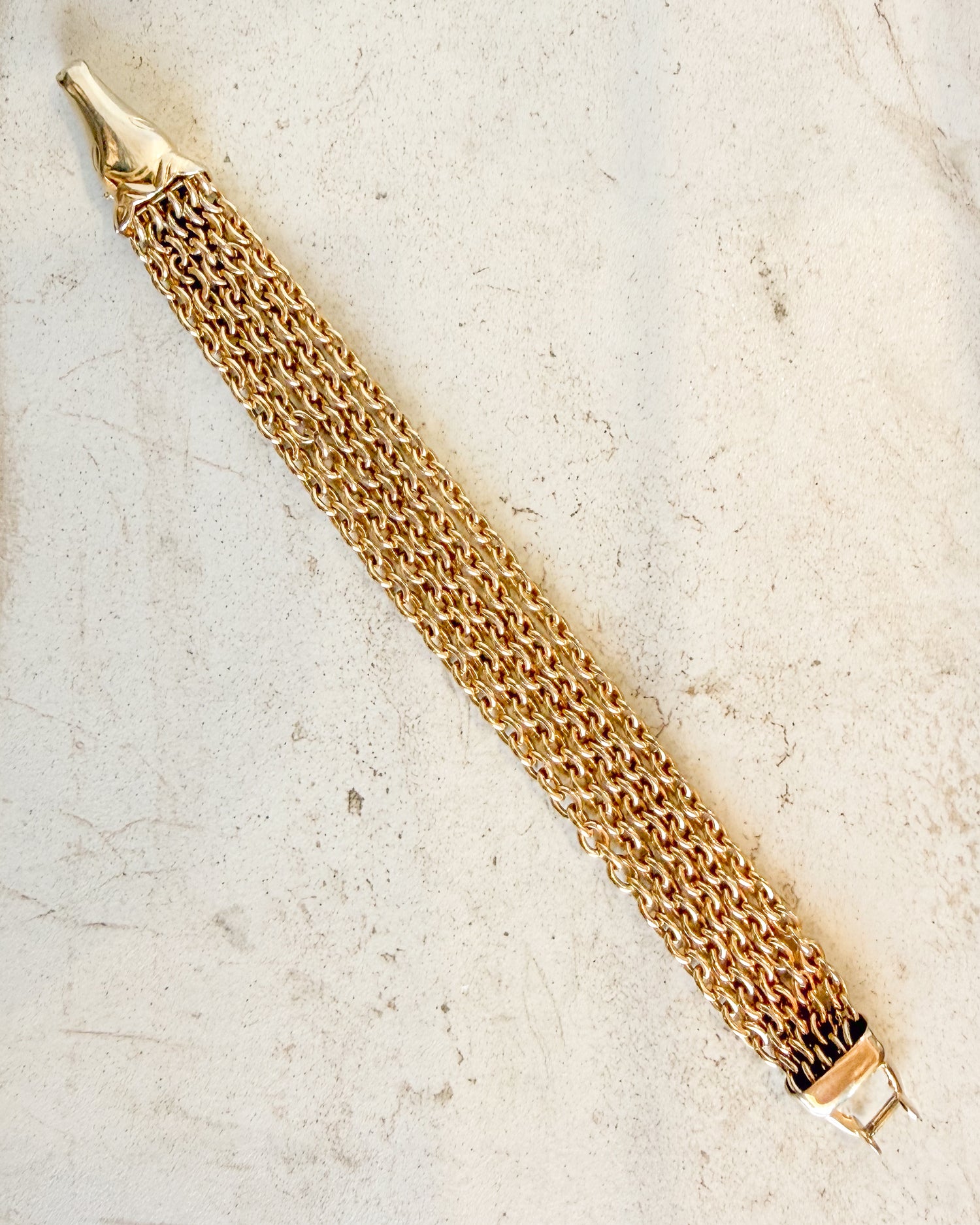 Vintage horse head bracelet