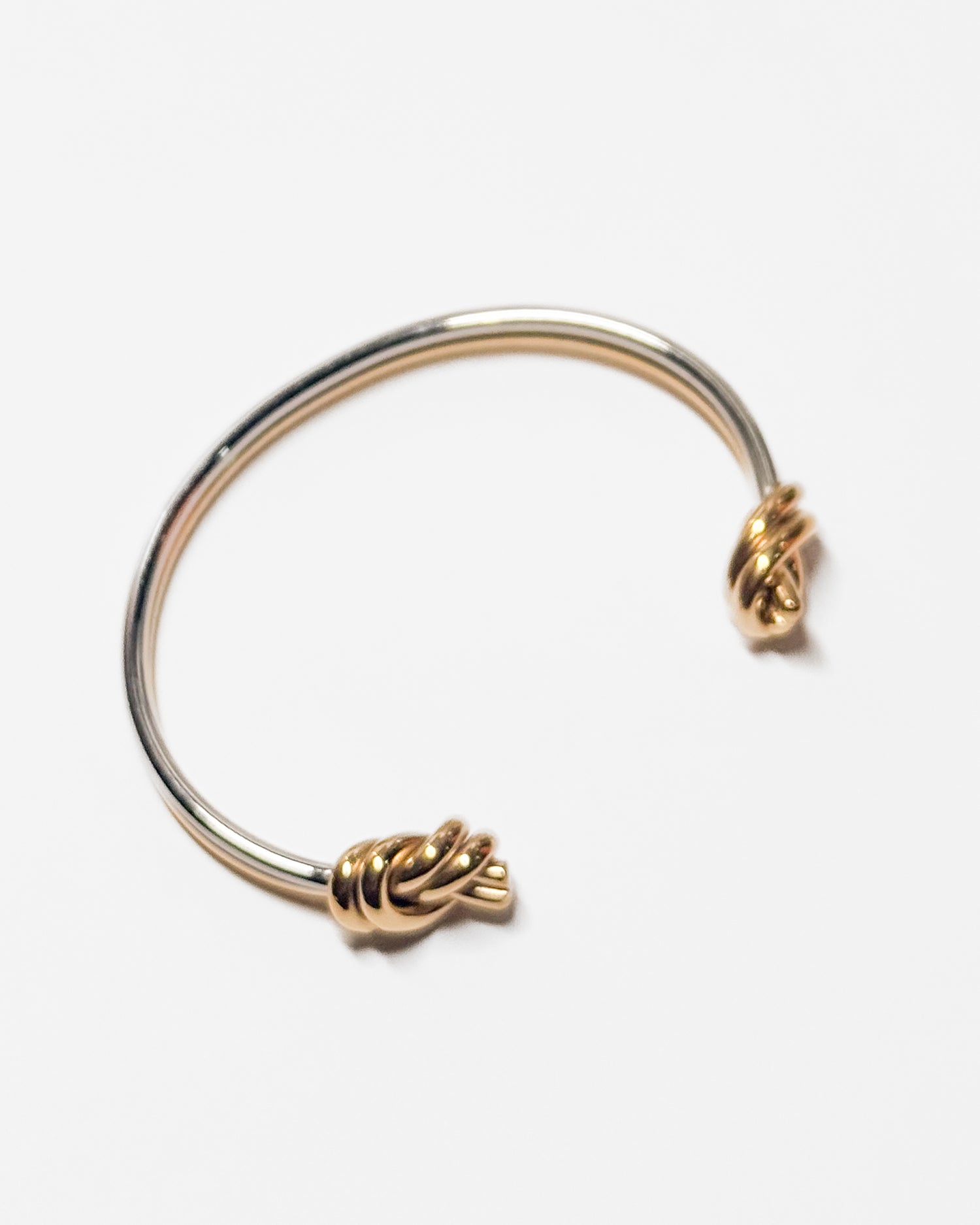 Two Tone Knot Bypass Cuff