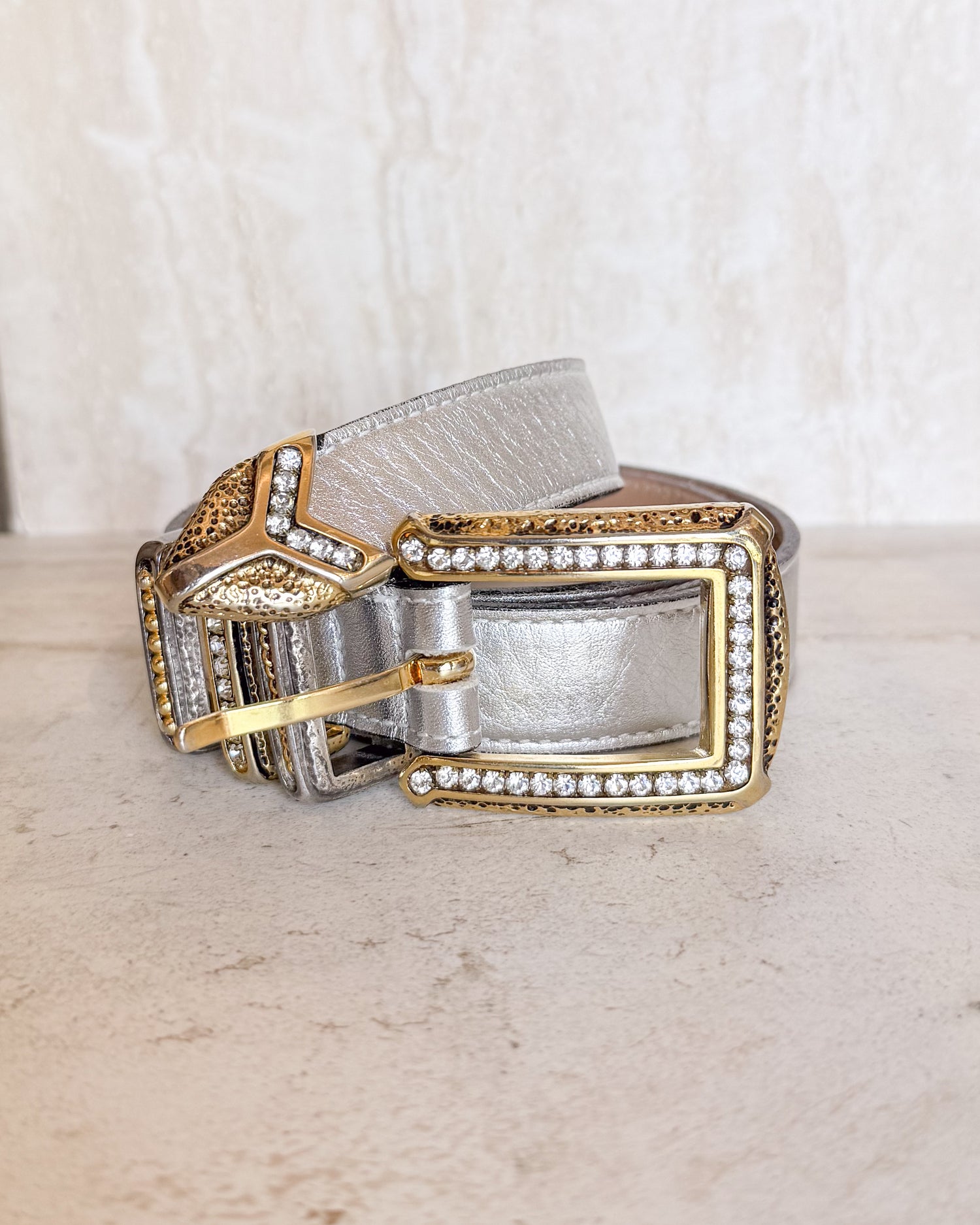 Vintage Streets Ahead 2 Tone Silver Belt small