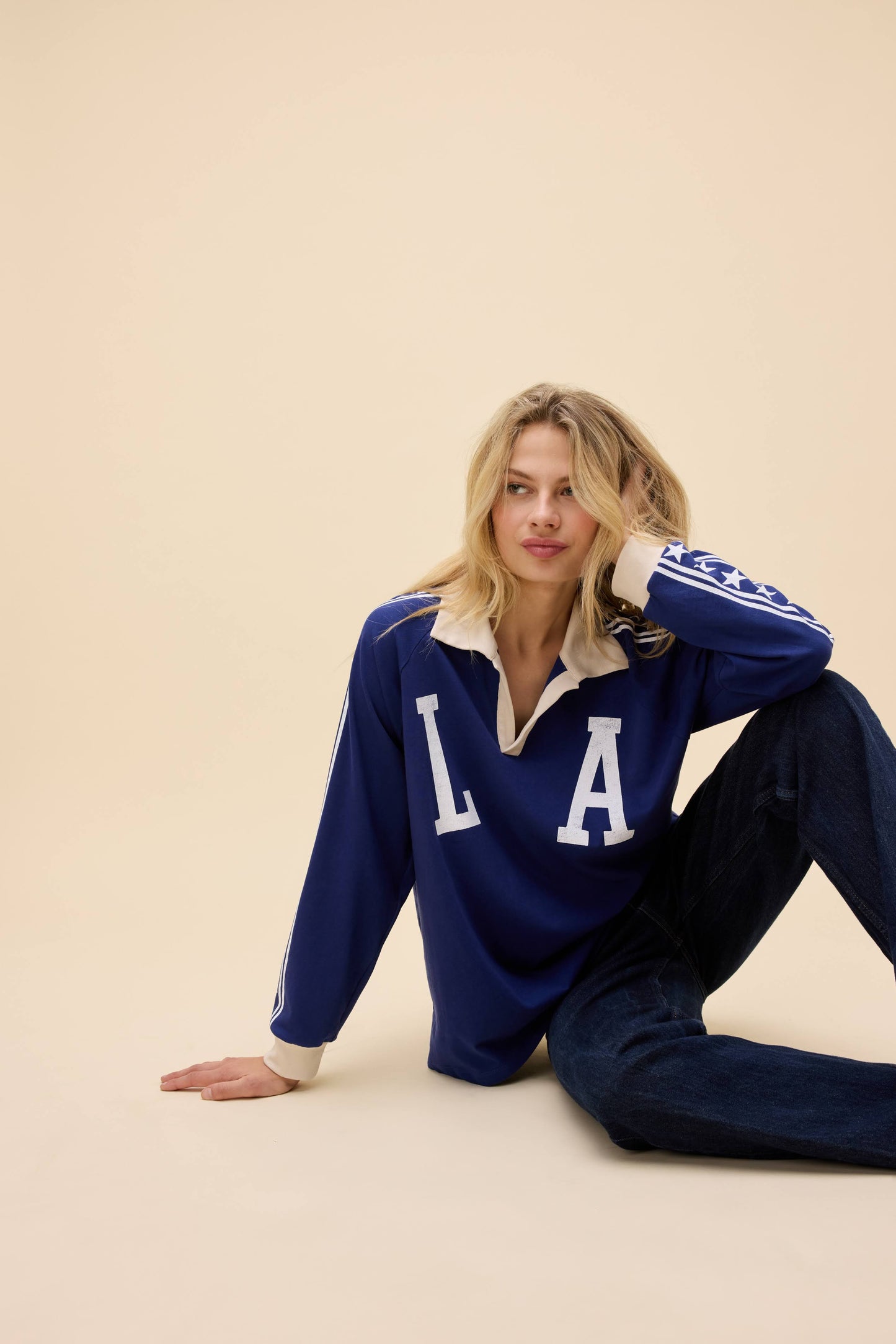 Los Angeles Stars Raglan Rugby Long Sleeve