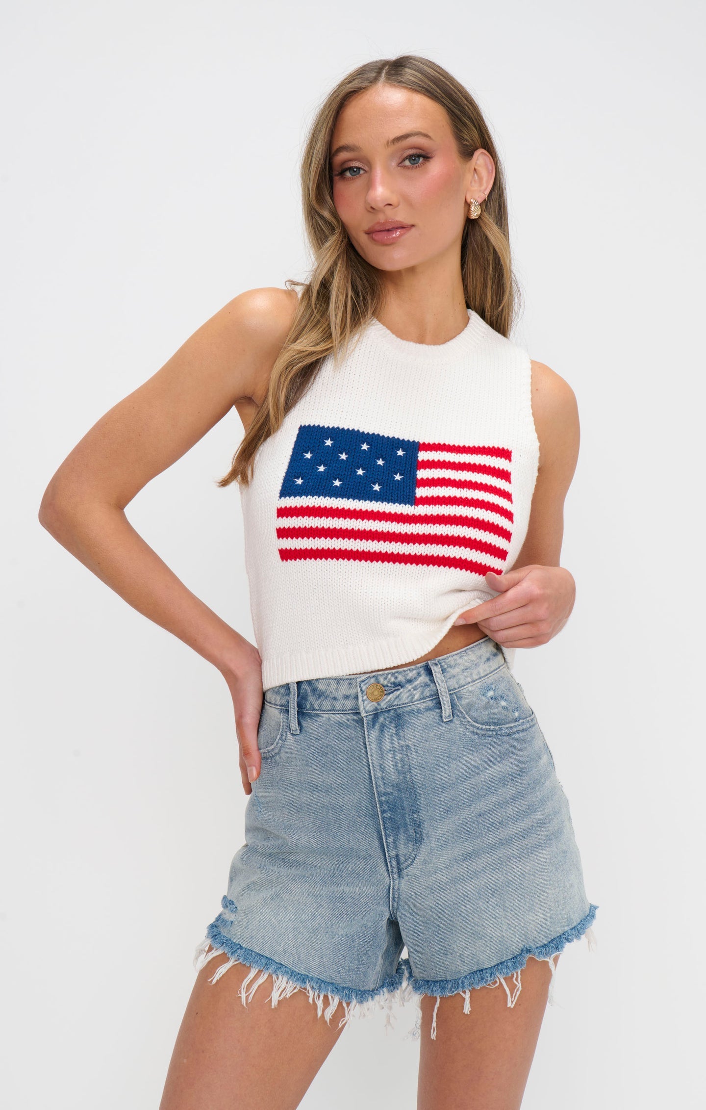 Milo Tank - Flag Knit