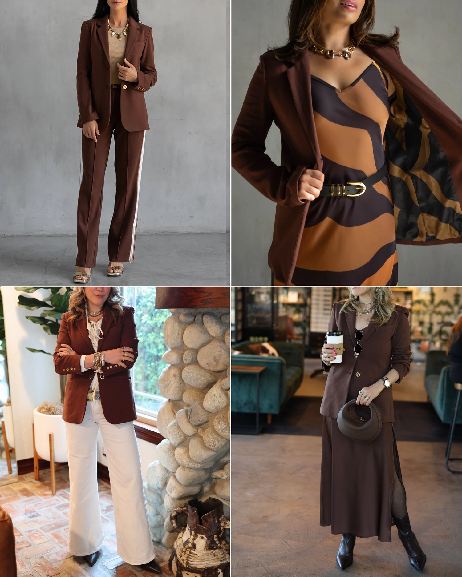 Morrison Interlock Blazer Espresso