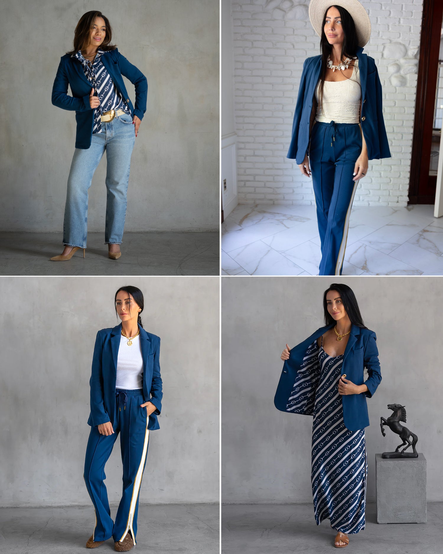 Morrison Interlock Blazer Sailor