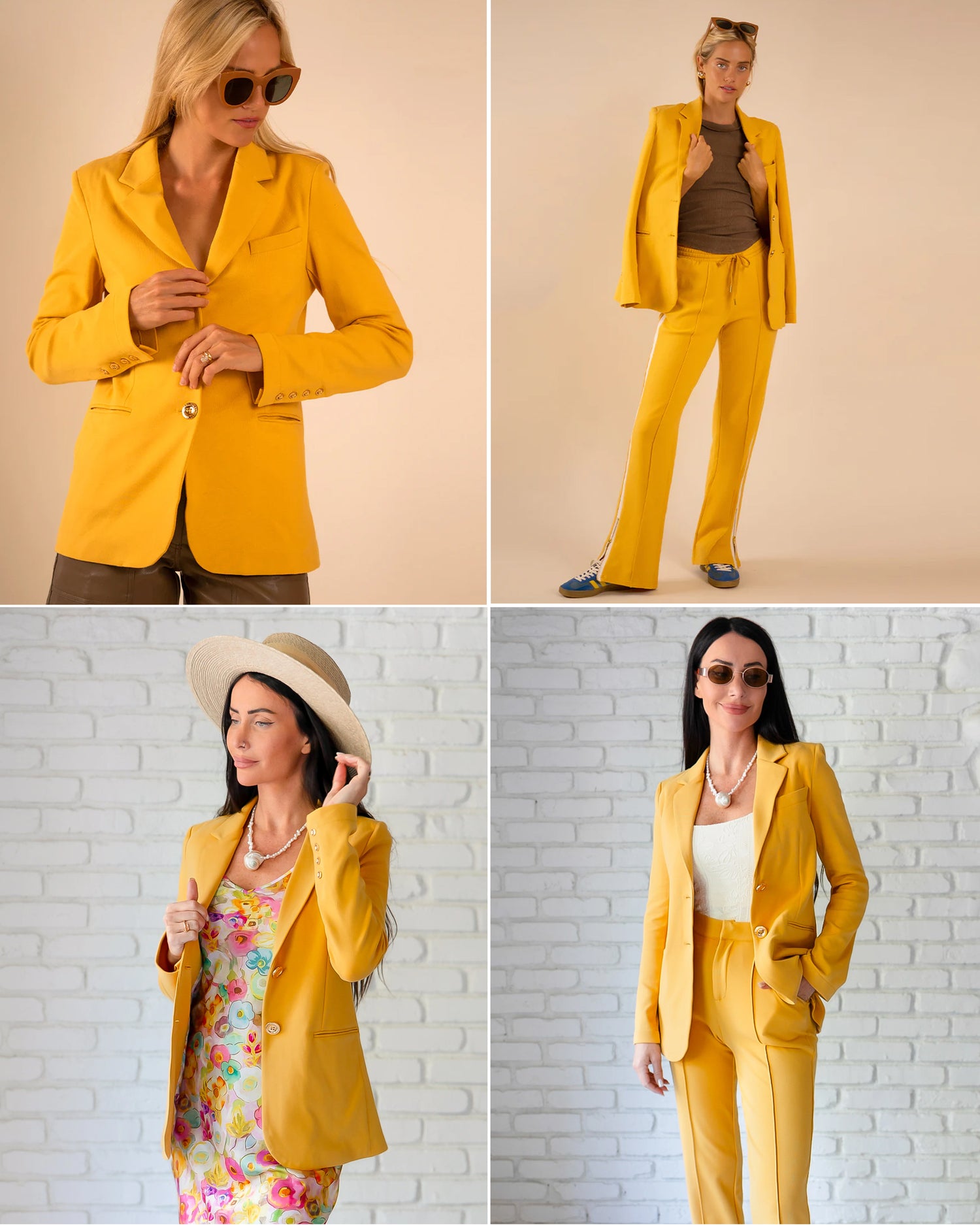 Morrison Interlock Blazer Canary