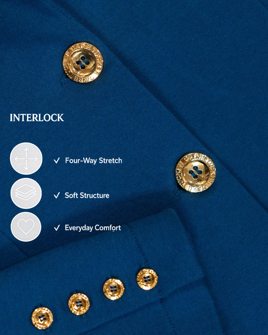 Morrison Interlock Blazer Sailor
