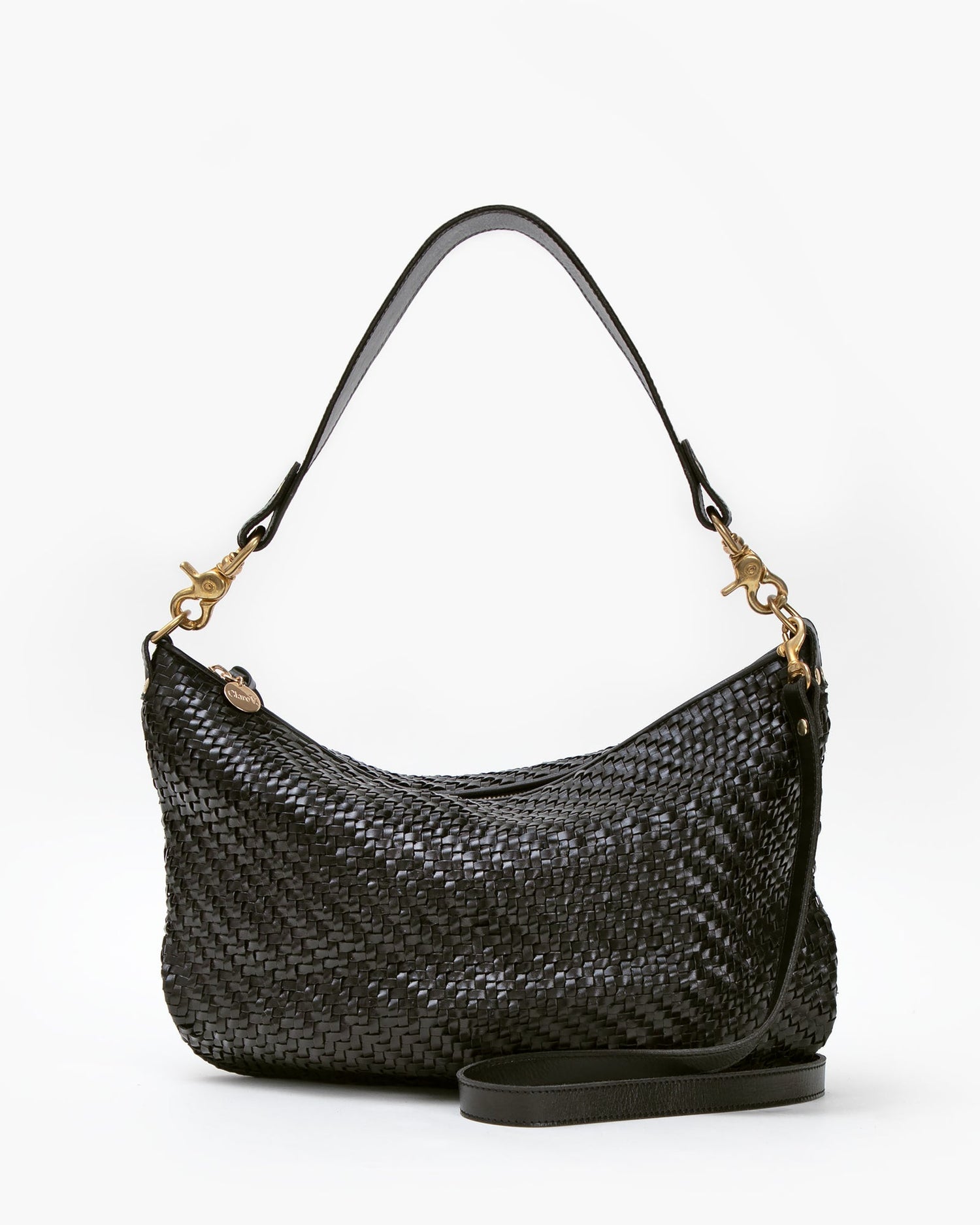 Moyen Messenger Black Woven Zig Zag