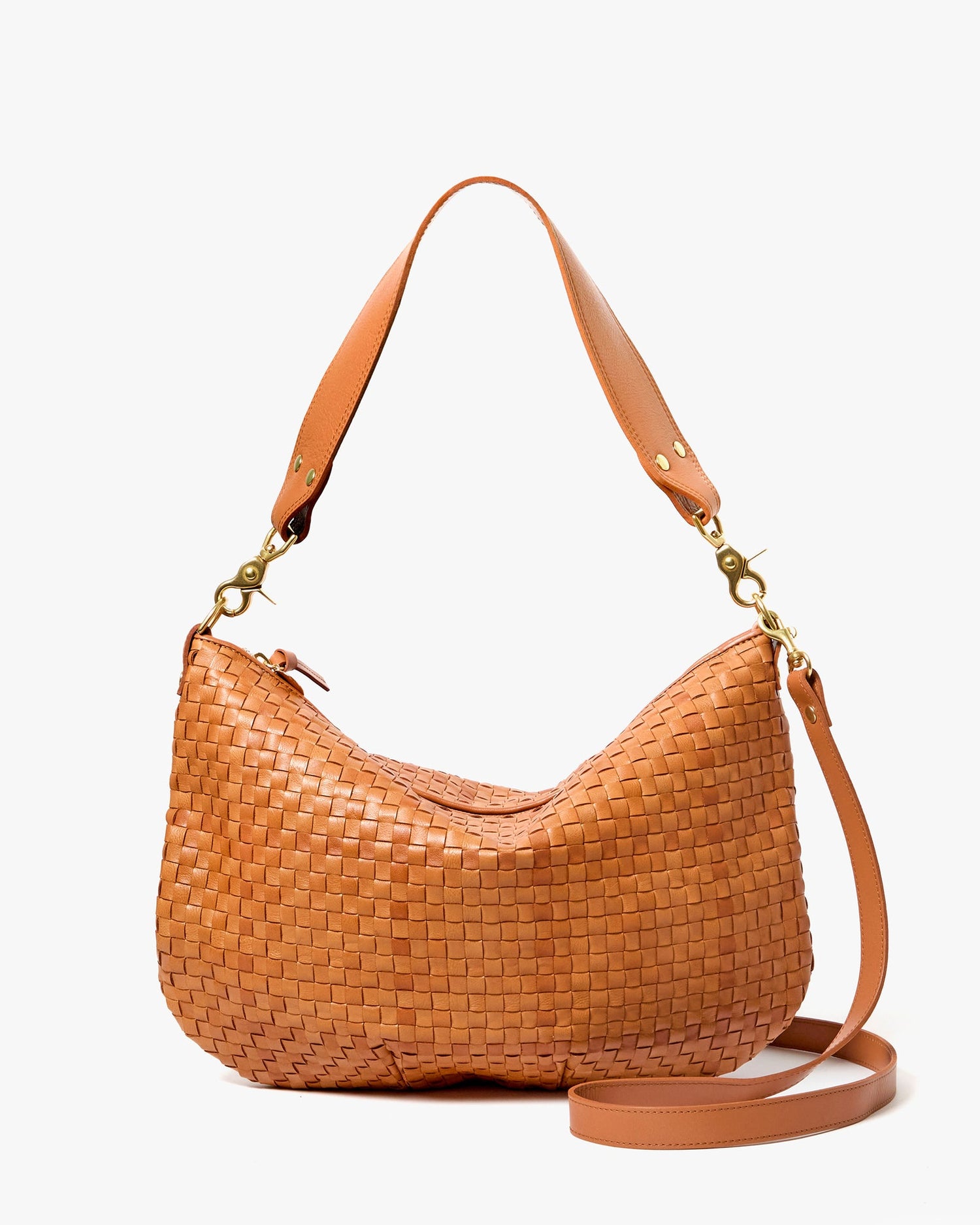 Moyen Messenger Natural Woven Checker