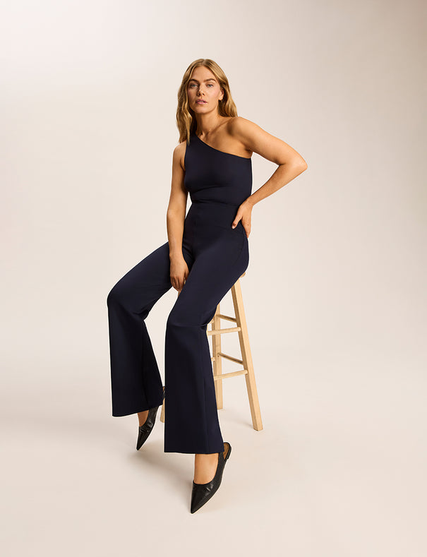 Neoprene Wide Leg Pant