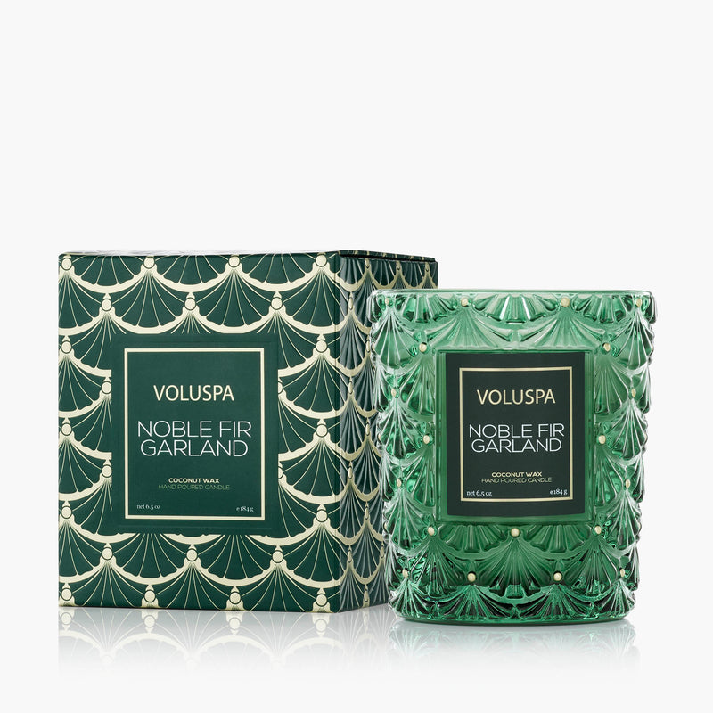 Noble Fir Garland Classic Candle