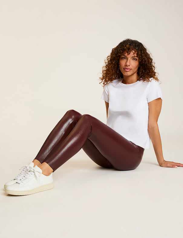 Faux Leather Legging