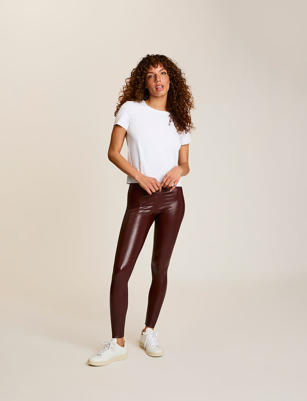 Faux Leather Legging