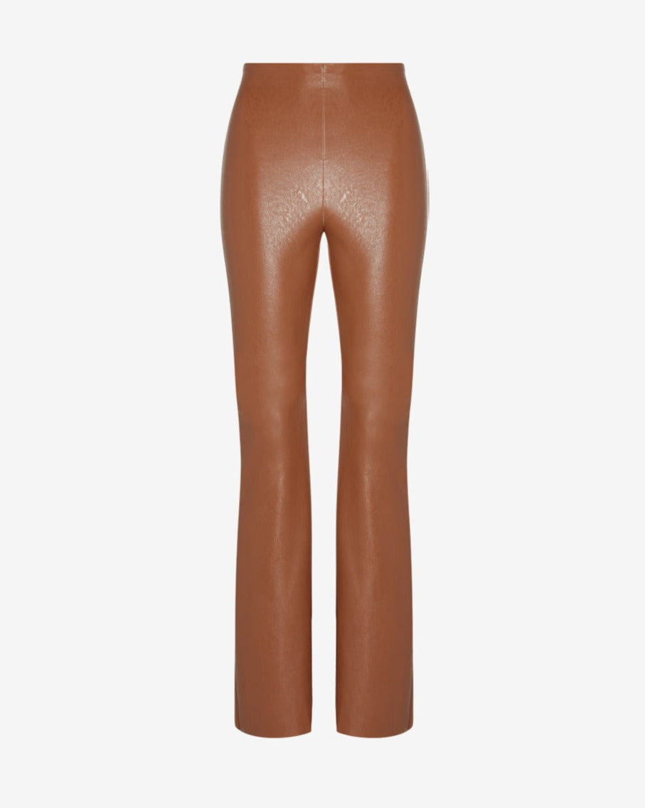 Faux Leather Flare Leggings