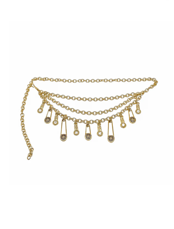 Safety Pin Chain Belt