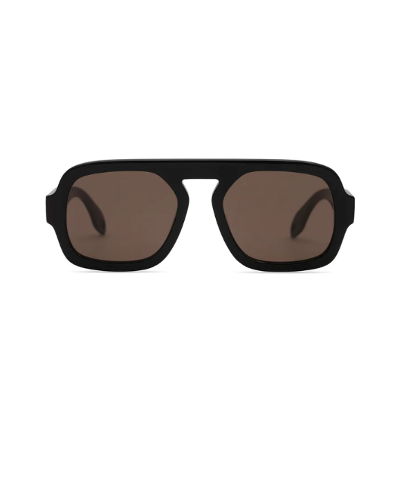 Jane in Gloss Black dark brown lens