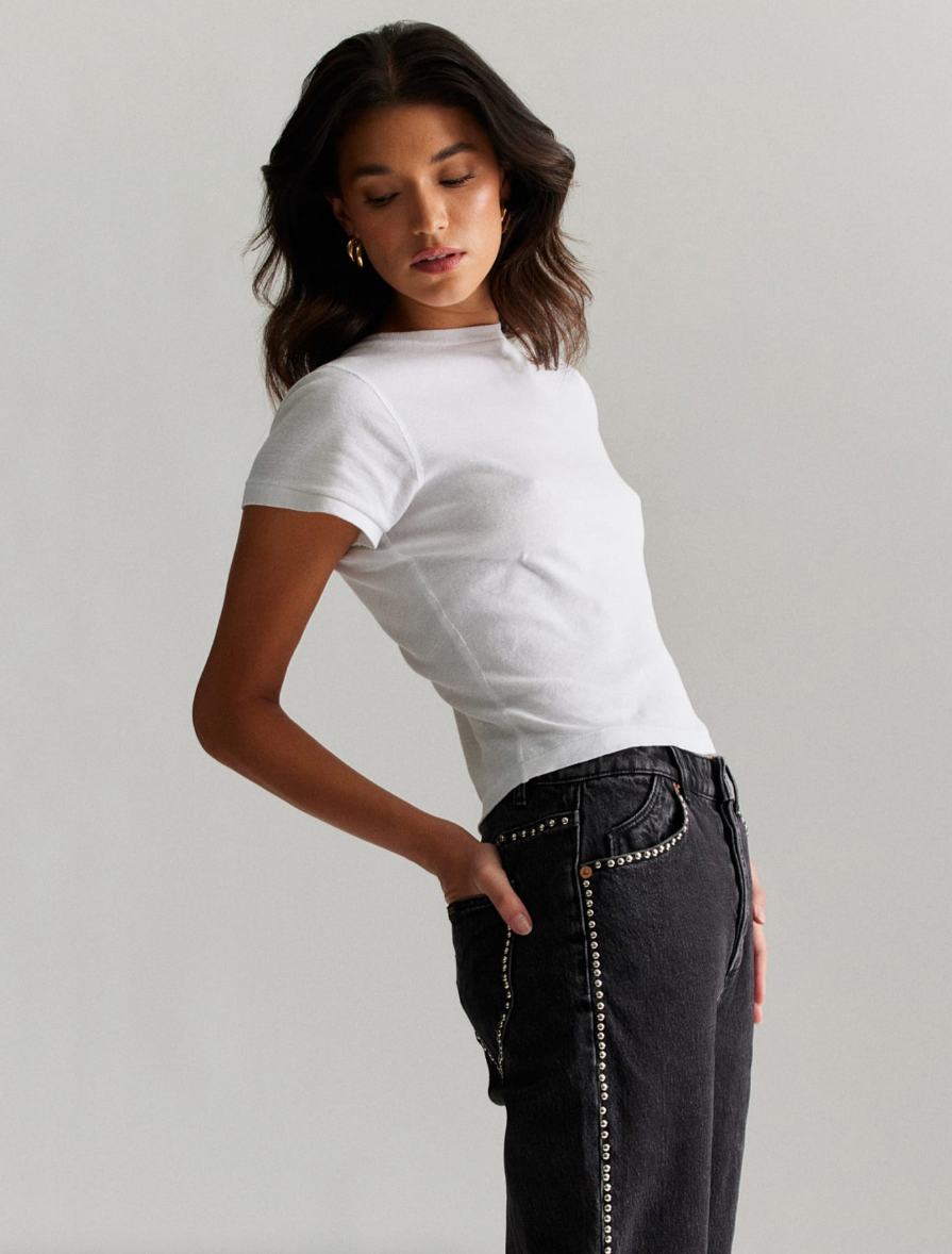 90S RELAXED THUNDER STUD
