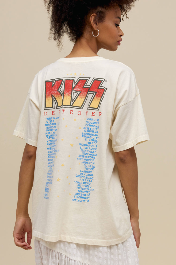 KISS DESTROYER TOUR 76 MERCH TEE