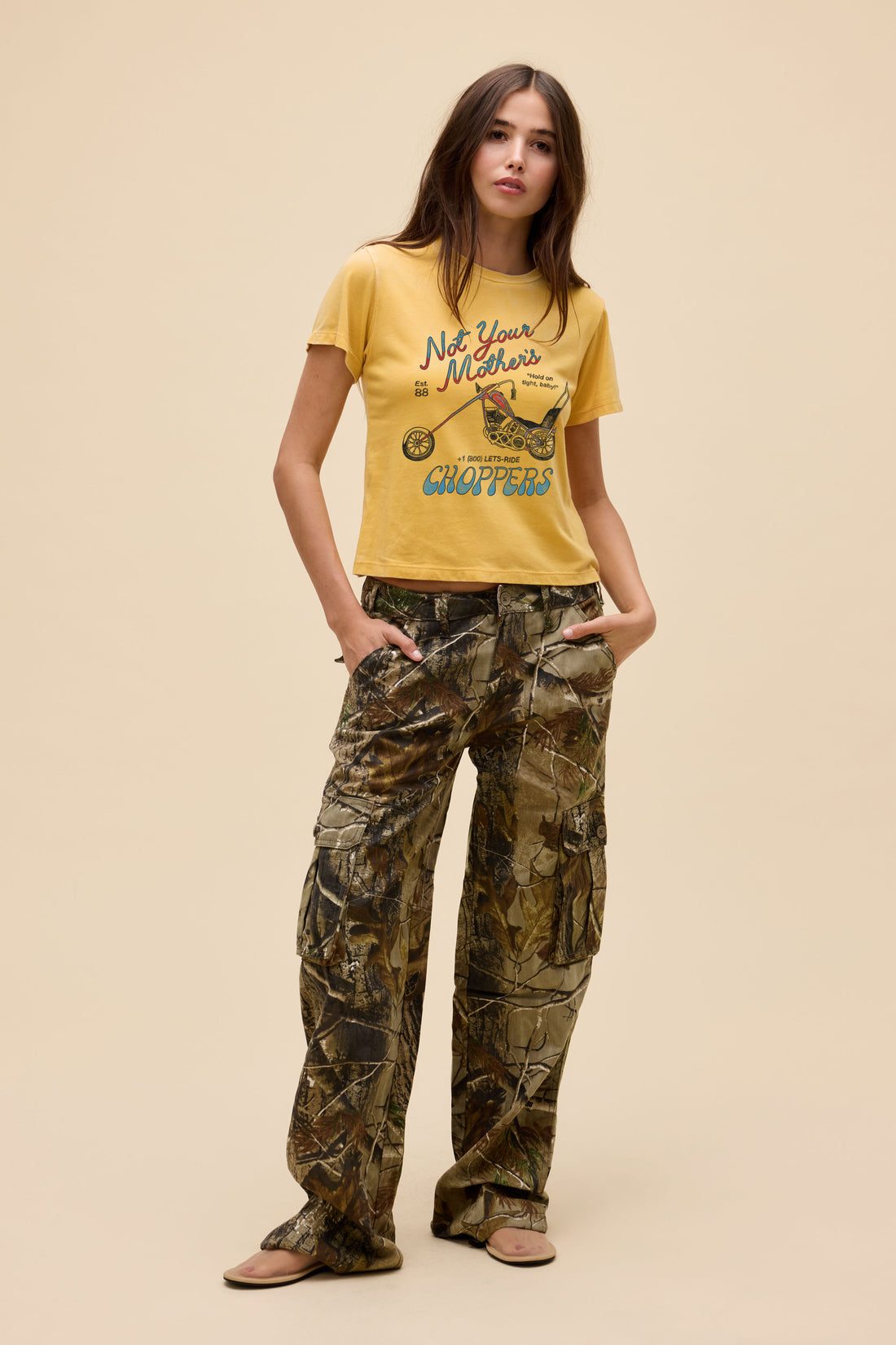 Not Your Mother's Choppers Burnout Vintage Tee